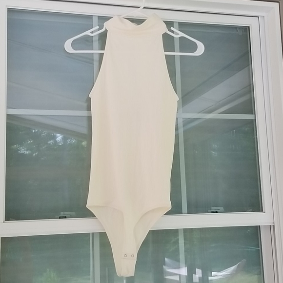 Free People Sleeveless Mock Neck Bodysuit M/L - Picture 4 of 6